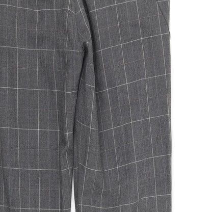 Element Womens Grey Check  Trousers  Size 34 in L27 in