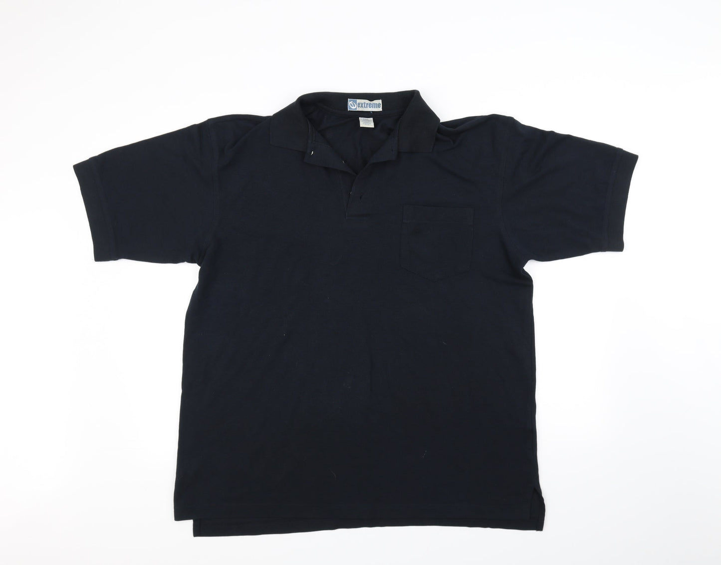 Extreme Mens Black    Polo Size XL