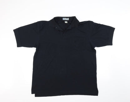 Extreme Mens Black    Polo Size XL