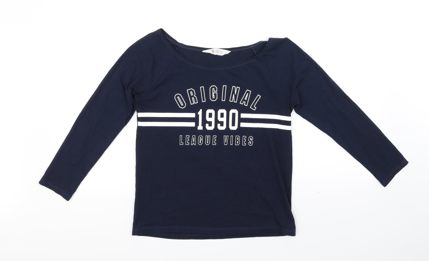 H&M Girls Blue   Basic T-Shirt Size 13-14 Years