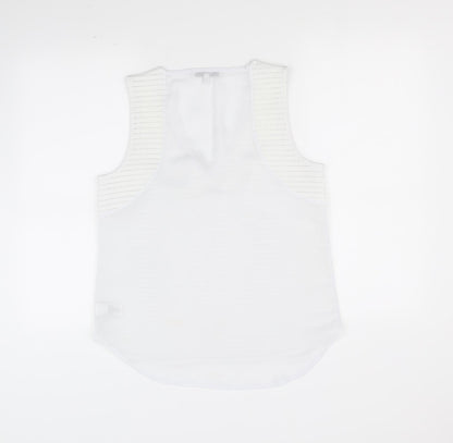 Next Womens White   Pullover Jumper Size 10