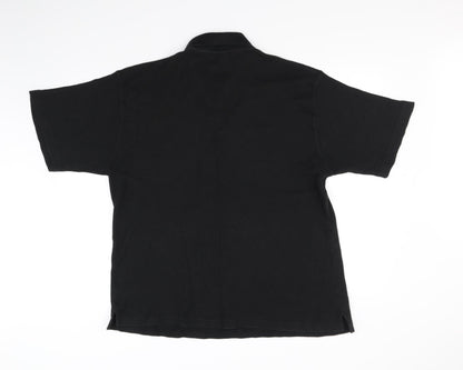 Deuce Womens Black   Basic Polo Size XL