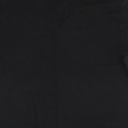 Deuce Womens Black   Basic Polo Size XL