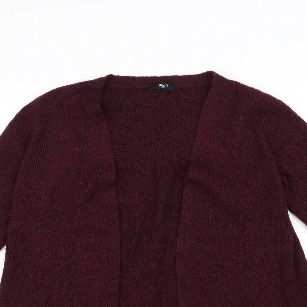 F&F Womens Purple   Cardigan Jumper Size 10
