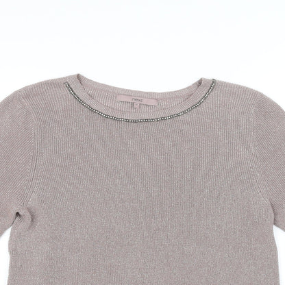 Next Womens Beige   Pullover Jumper Size 12