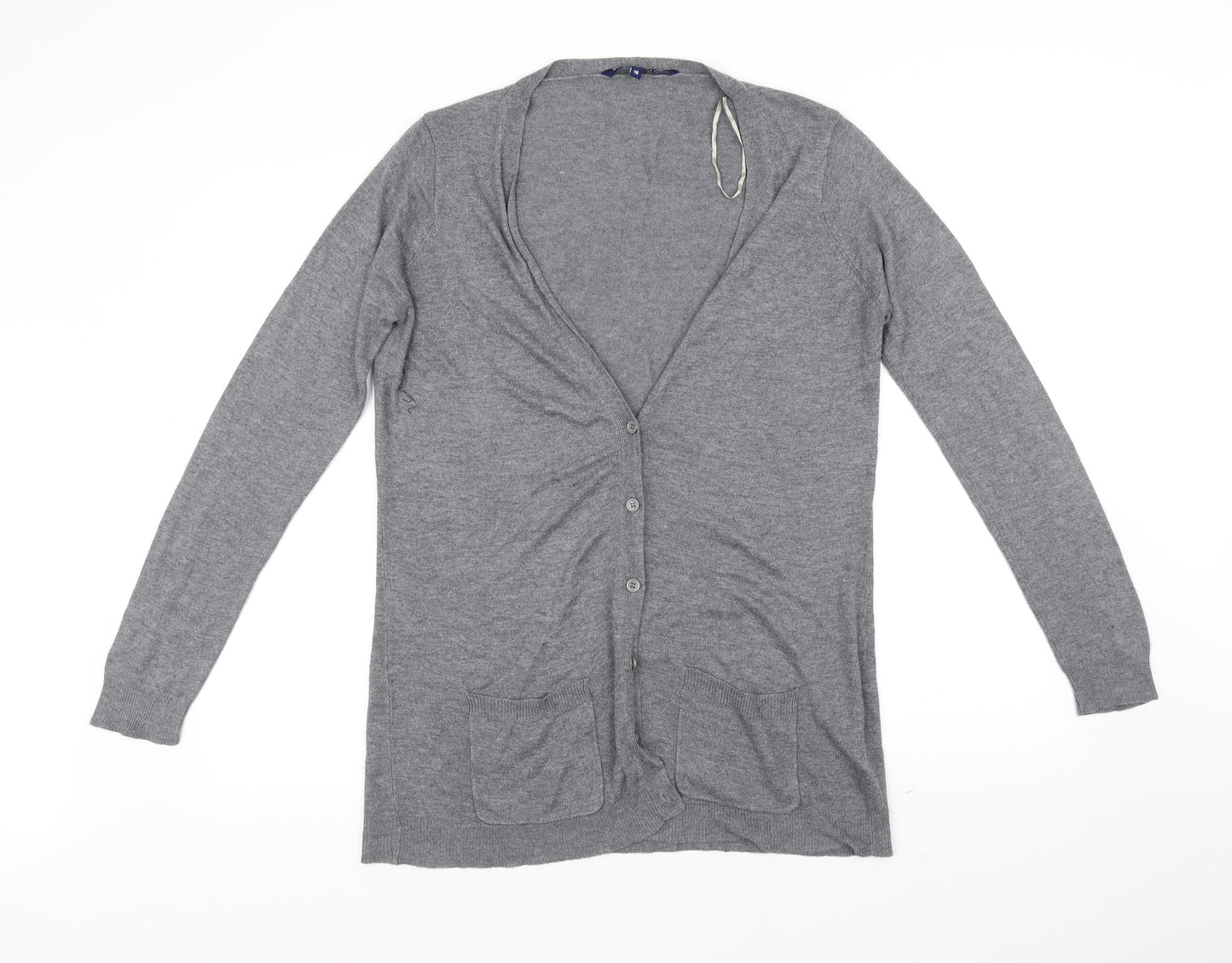 Store Twenty One Womens Grey   Cardigan Jumper Size 16