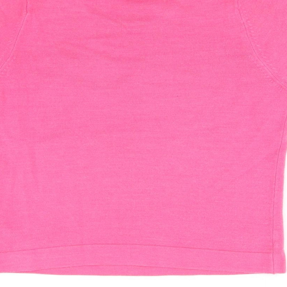 Classic Womens Pink   Basic T-Shirt Size 12