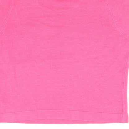 Classic Womens Pink   Basic T-Shirt Size 12