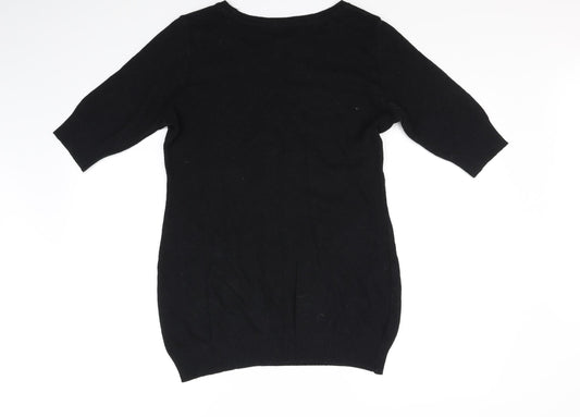 George Womens Black   Fit & Flare  Size 12  - red heels