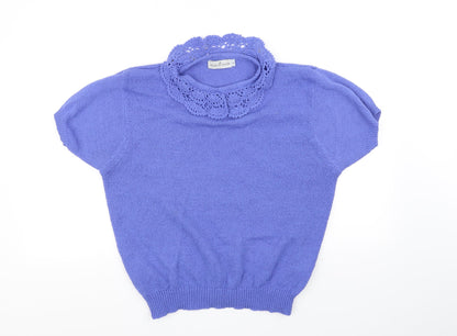 House of Fraser Womens Blue   Pullover Jumper Size L