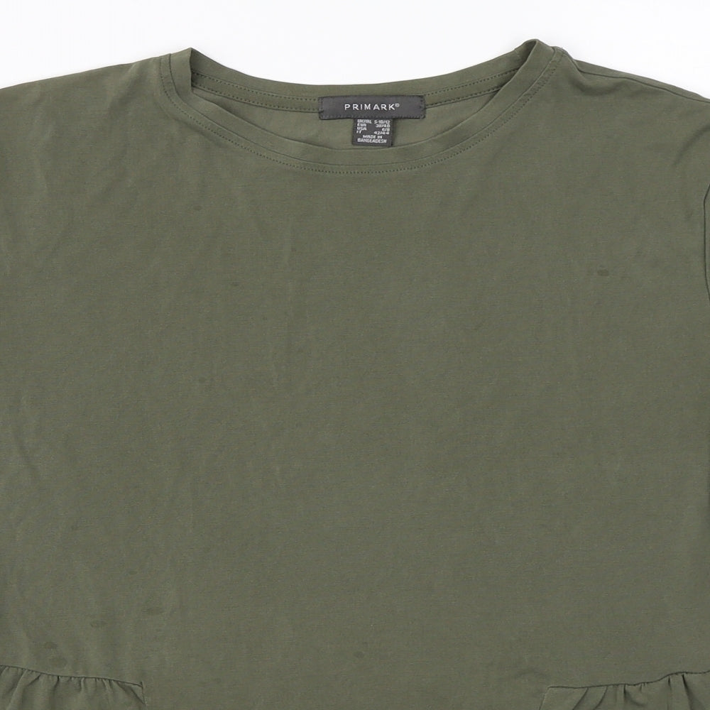 Primark  Womens Green   Basic T-Shirt Size 10