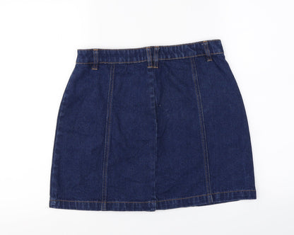 Papaya  Womens Blue   A-Line Skirt Size 10