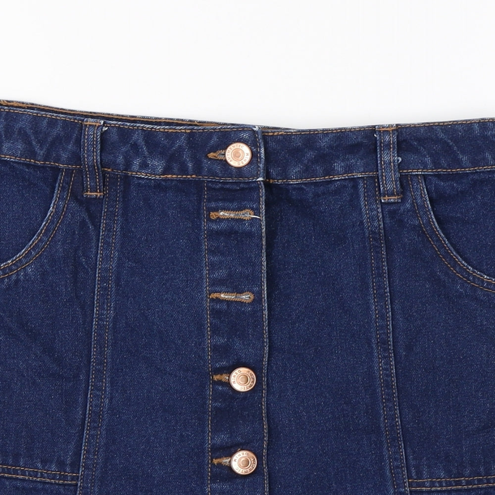 Papaya  Womens Blue   A-Line Skirt Size 10