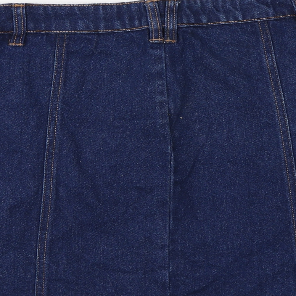 Papaya  Womens Blue   A-Line Skirt Size 10