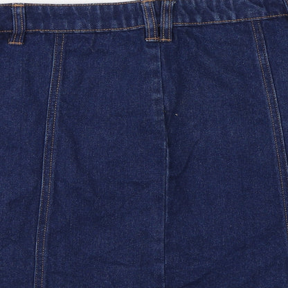 Papaya  Womens Blue   A-Line Skirt Size 10