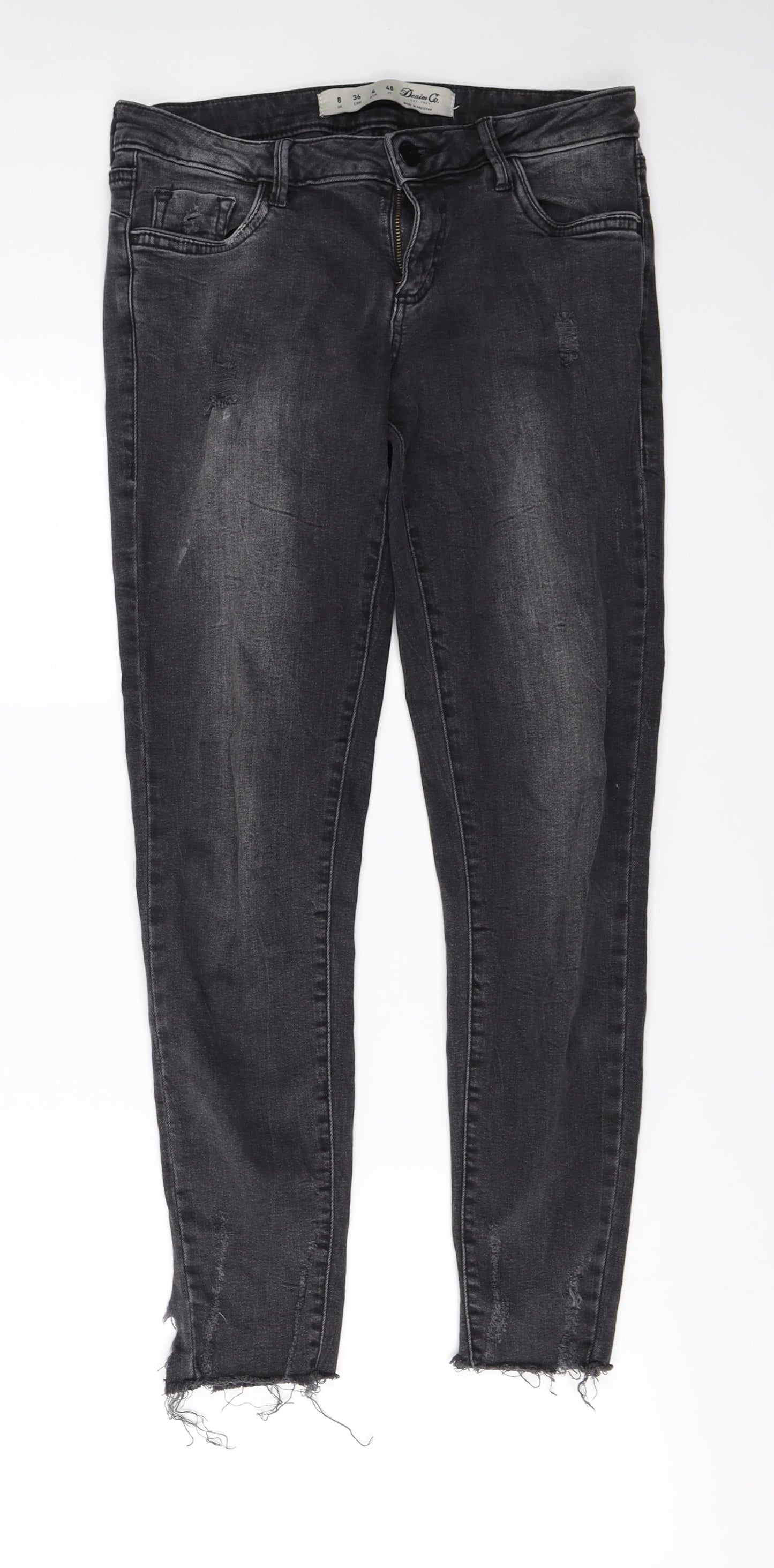 denim co Womens Black   Skinny Jeans Size 8 L24 in