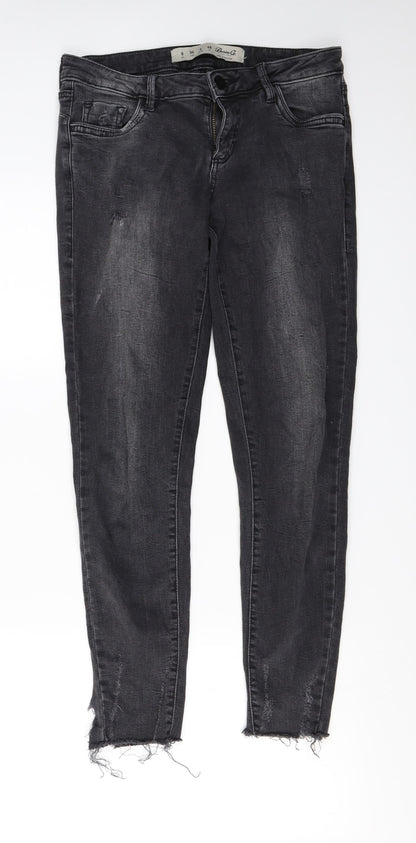 denim co Womens Black   Skinny Jeans Size 8 L24 in