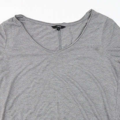 Womens UK Size 14 NEXT Grey Basic T-Shirt