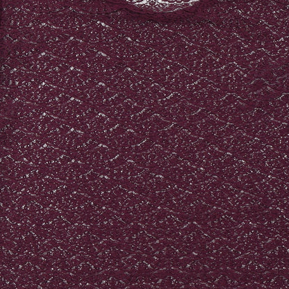 Womens UK Size 6 River Island Purple Basic T-Shirt