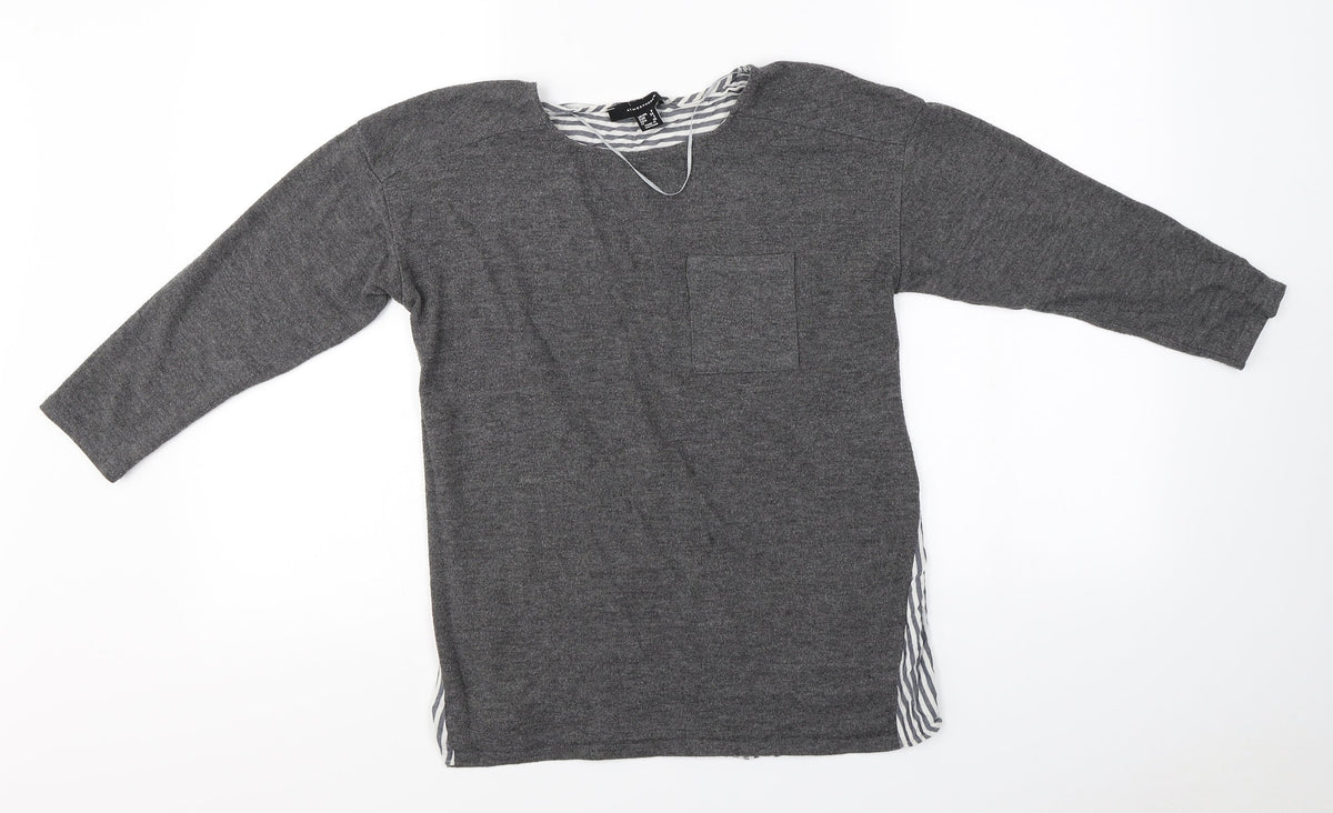 Atmosphere  Womens Grey   Pullover Jumper Size 6