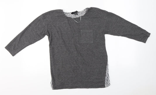 Atmosphere  Womens Grey   Pullover Jumper Size 6