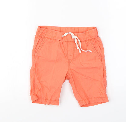 H&M  Boys Orange   Cargo Shorts Size 3-4 Years