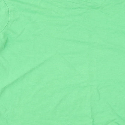George  Boys Green   Basic T-Shirt Size 5-6 Years