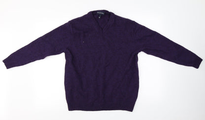 Peter Gribby  Mens Purple   Pullover Jumper Size XL