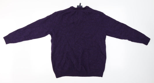 Peter Gribby  Mens Purple   Pullover Jumper Size XL