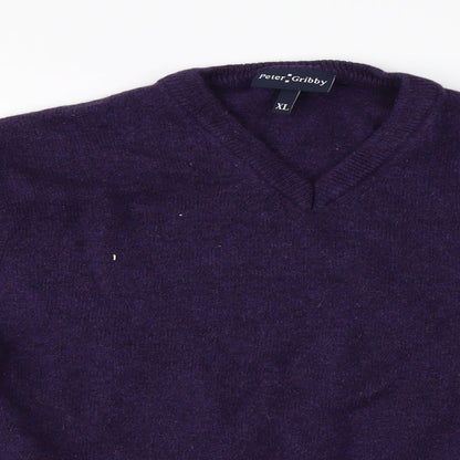 Peter Gribby  Mens Purple   Pullover Jumper Size XL