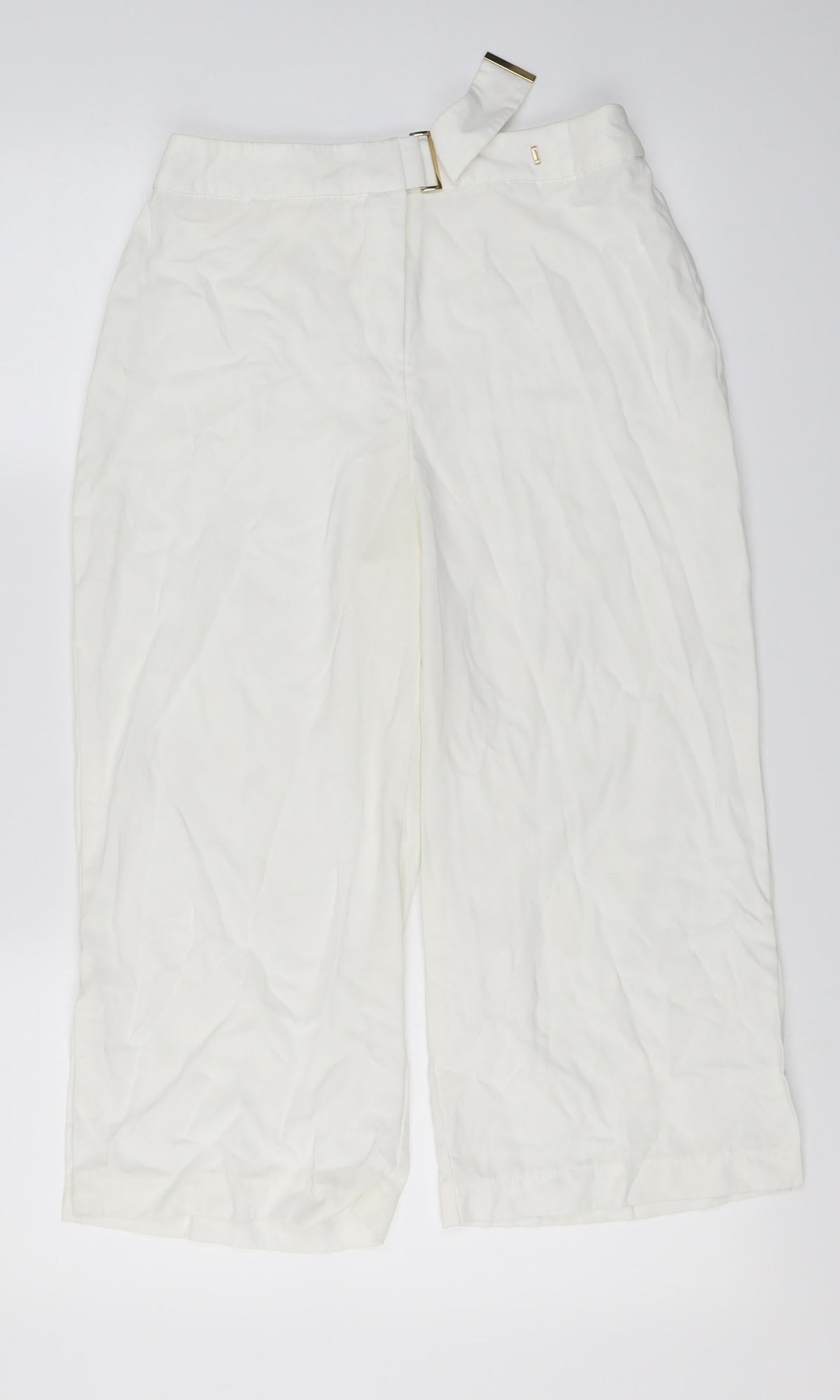 George  Womens Ivory   Trousers  Size 8 L20 in