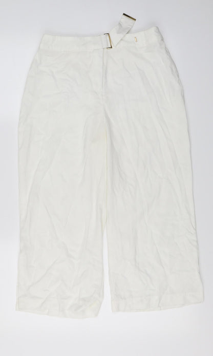 George  Womens Ivory   Trousers  Size 8 L20 in
