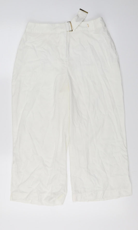 George  Womens Ivory   Trousers  Size 8 L20 in