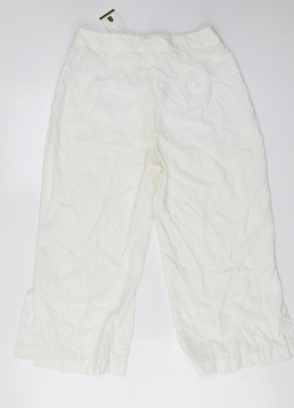 George  Womens Ivory   Trousers  Size 8 L20 in