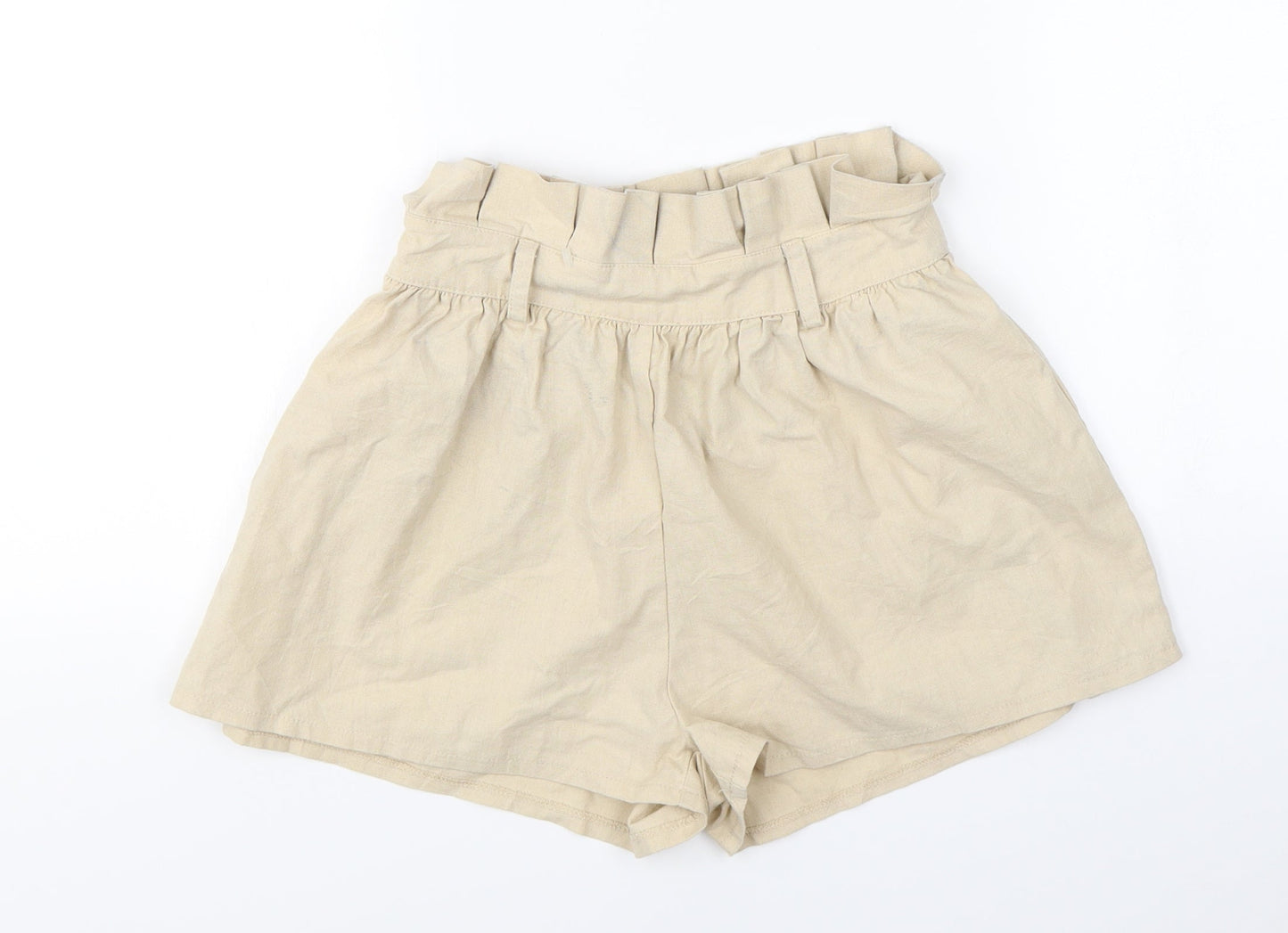 PRETTYLITTLETHING Womens Beige   Chino Shorts Size 6