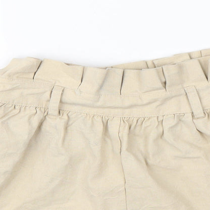 PRETTYLITTLETHING Womens Beige   Chino Shorts Size 6