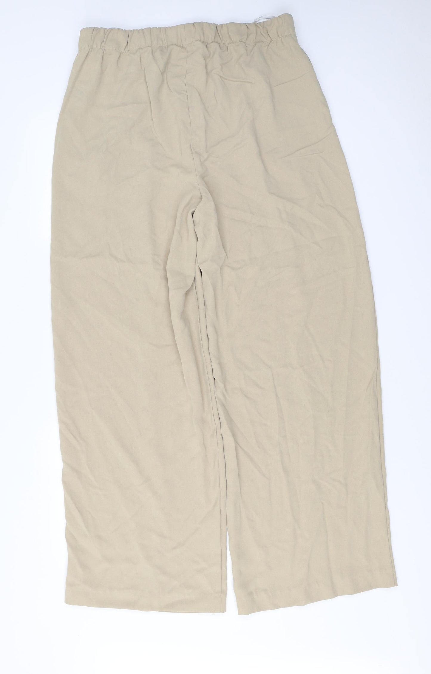 Womens UK Size 16 Marks and Spencer Regular Fit  Beige Trousers