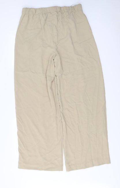 Womens UK Size 16 Marks and Spencer Regular Fit  Beige Trousers