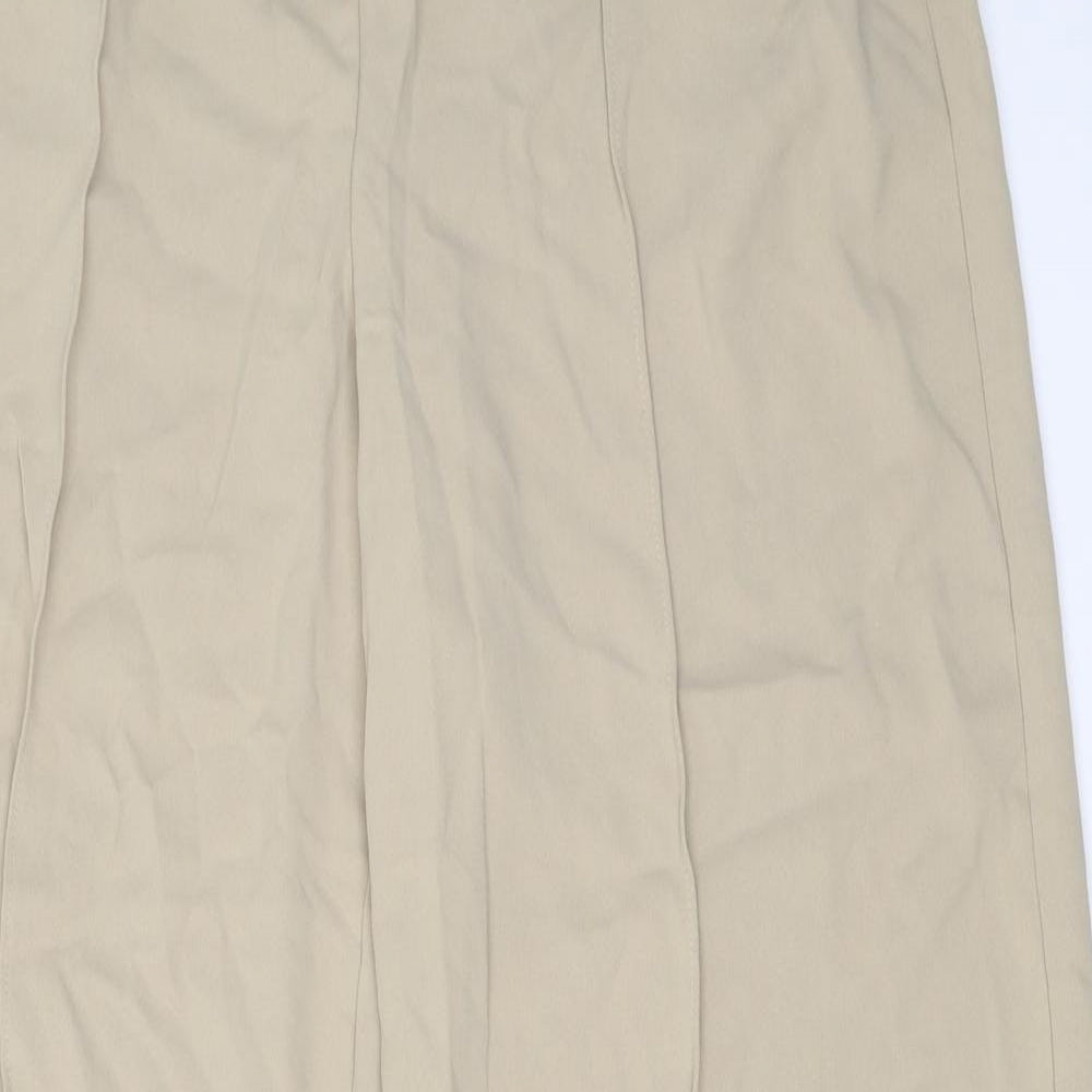 Womens UK Size 16 Marks and Spencer Regular Fit  Beige Trousers