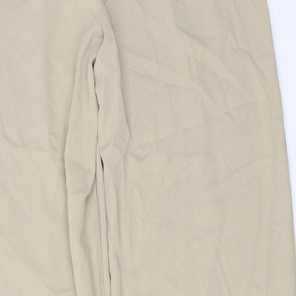 Womens UK Size 16 Marks and Spencer Regular Fit  Beige Trousers