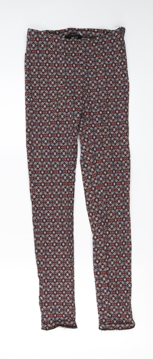 Womens UK Size 6 Atmosphere Regular Fit  Red Trousers