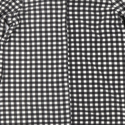 PRETTYLITTLETHING Womens Black Check  Cardigan Jumper Size 6
