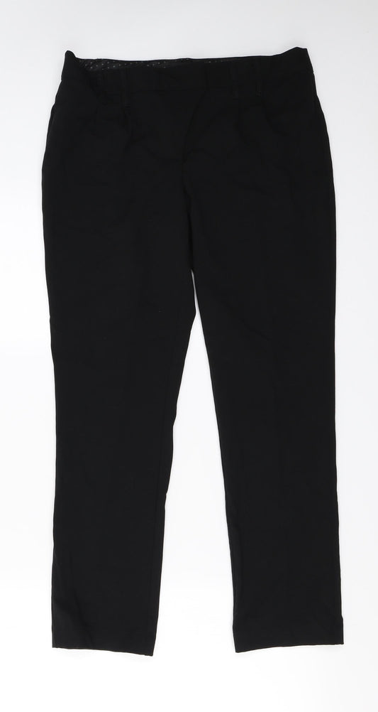 Womens UK Size 10 NEXT Regular Fit  Black Trousers