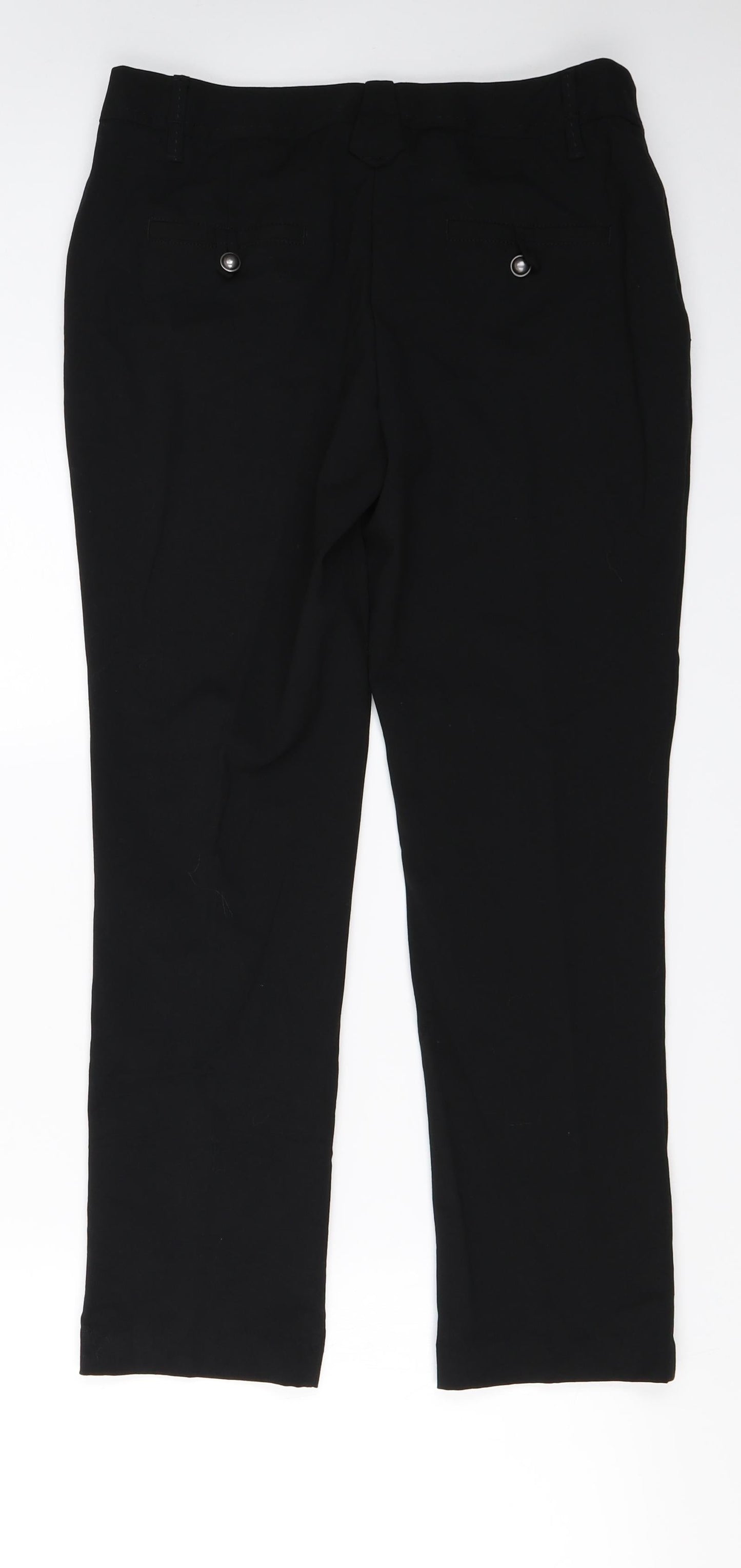 Womens UK Size 10 NEXT Regular Fit  Black Trousers