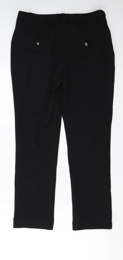 Womens UK Size 10 NEXT Regular Fit  Black Trousers