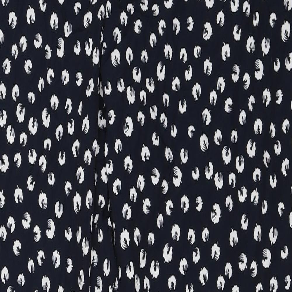 Womens UK Size 10 Marks and Spencer Regular Fit  Blue Trousers