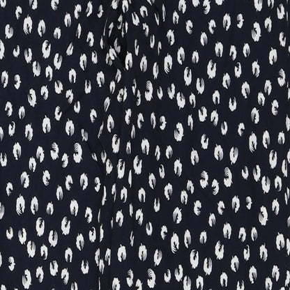 Womens UK Size 10 Marks and Spencer Regular Fit  Blue Trousers