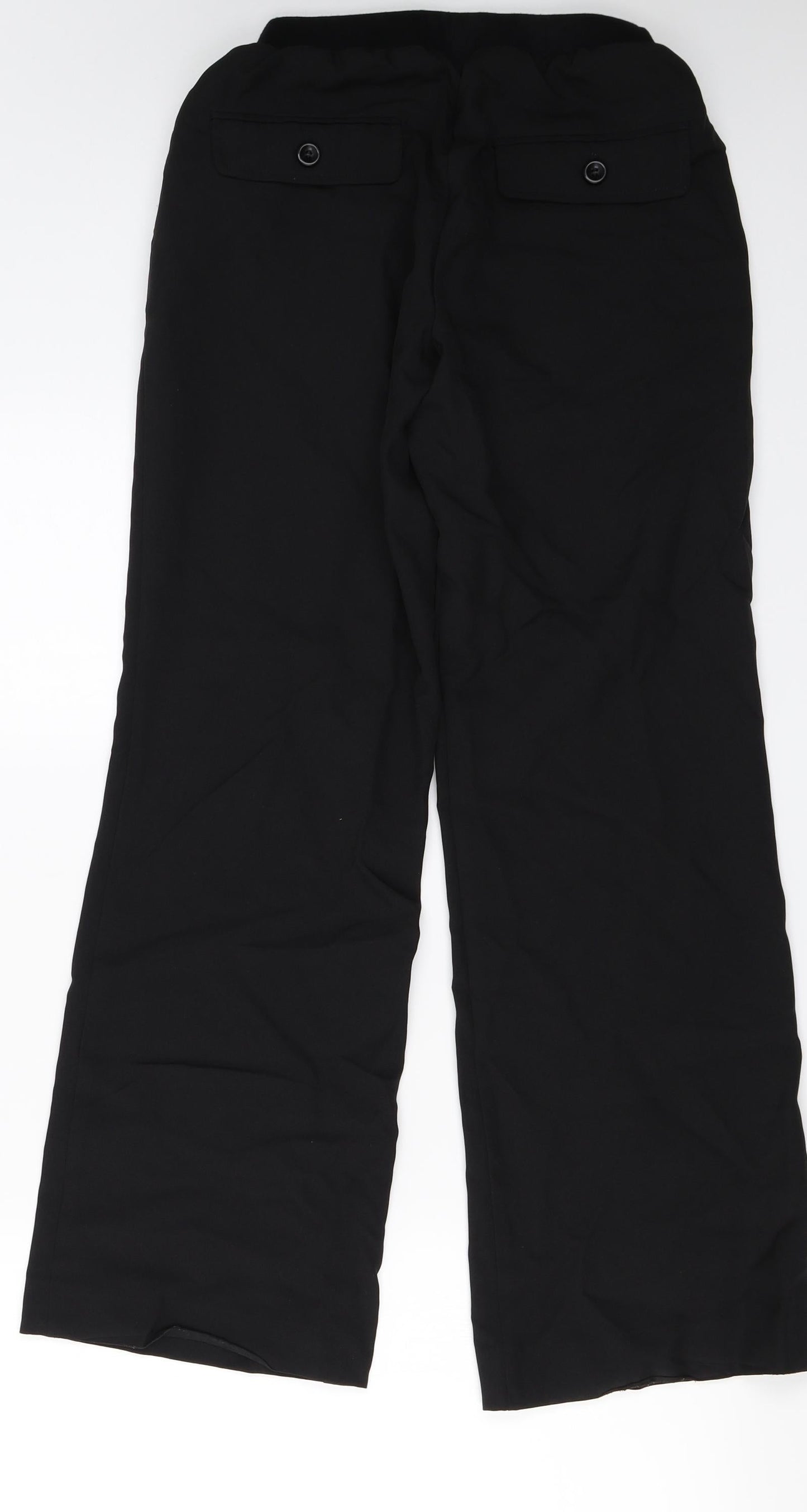 M2B  Womens Black   Trousers  Size 10 L23 in