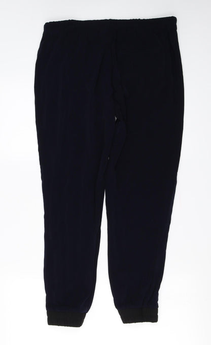 Womens UK Size M Zara Regular Fit  Blue Trousers