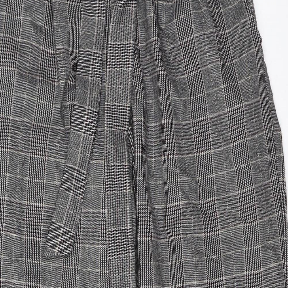 Womens UK Size L Pull&Bear Regular Fit  Grey Trousers